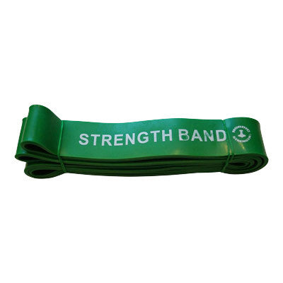 Langes Widerstandsband, grün: “heavy”